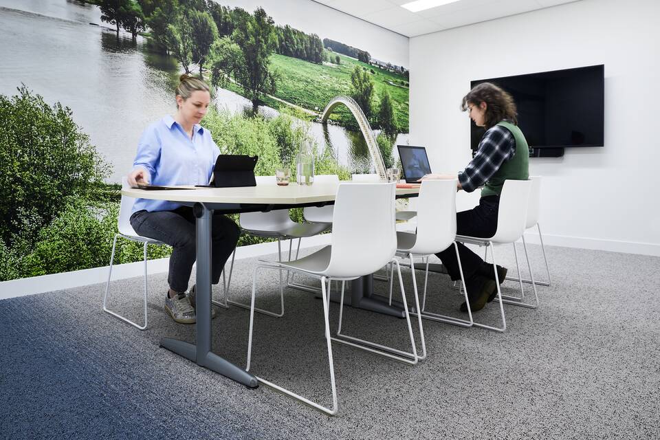 Gispen healthcare project interior view of Sanquin in Nijmegen DZK0974