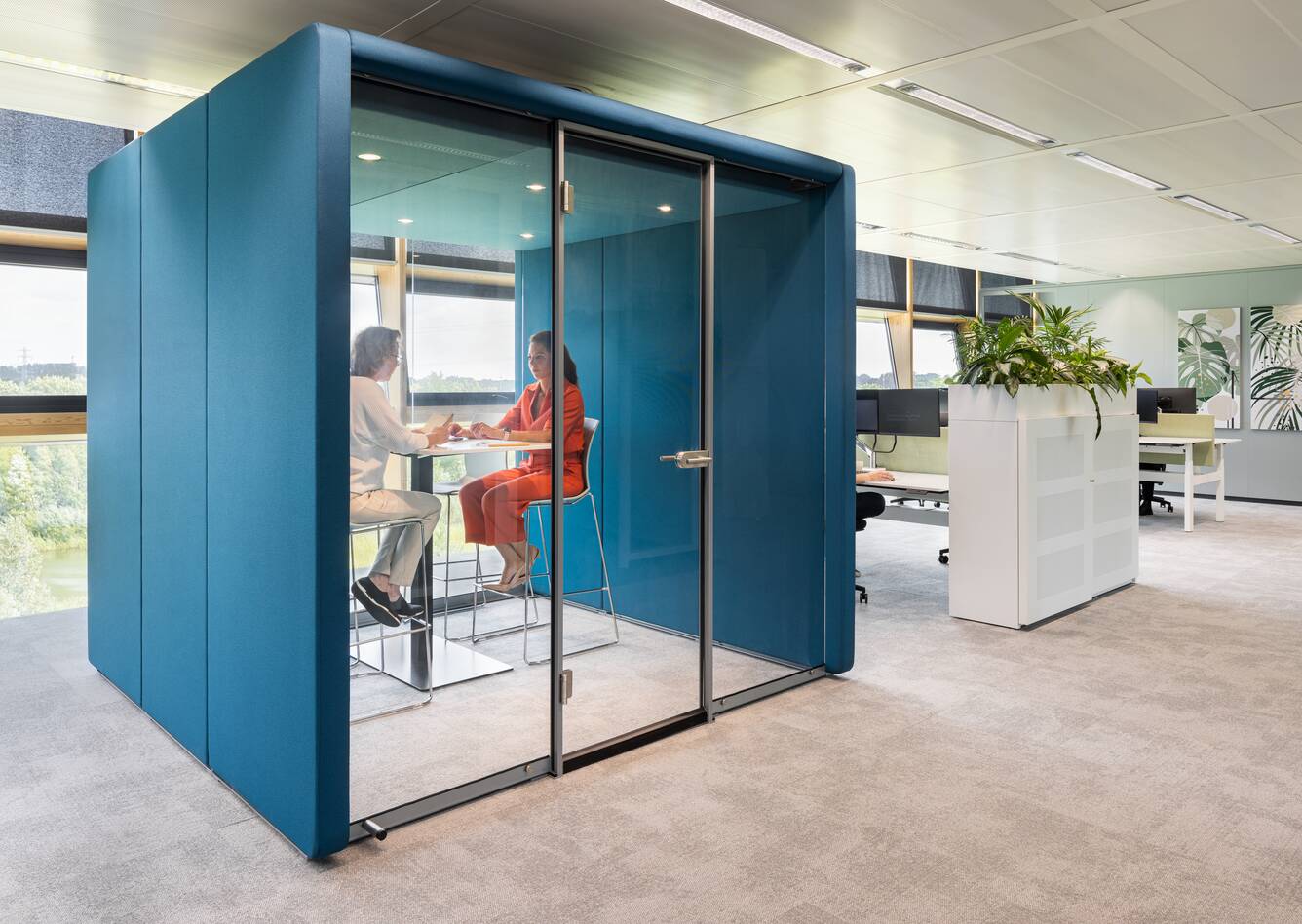 Ahrend office project interior view of NXP in Eindhoven SP24