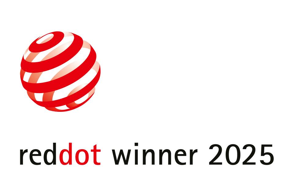 Red Dot winner 2025 Reddot award 2025 winner logo.eps