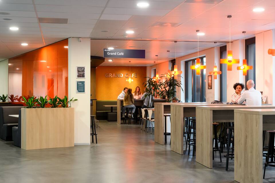 Gispen education project interrior view of University of Applied Sciences Leiden in Leiden MB11
