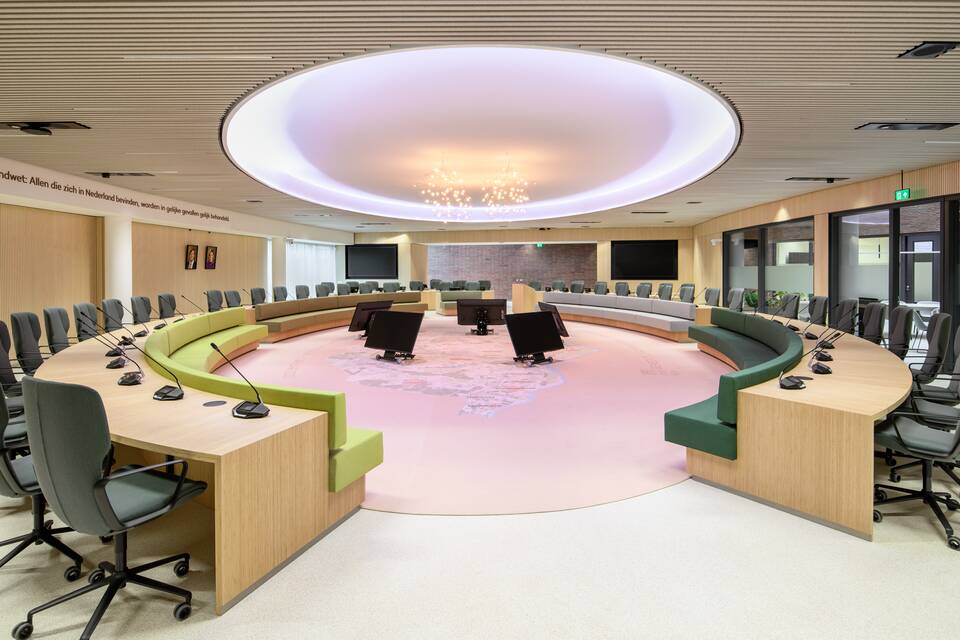 Gispen goverment project interior view of municipality of Land van Cuijk in Boxmeer MB01