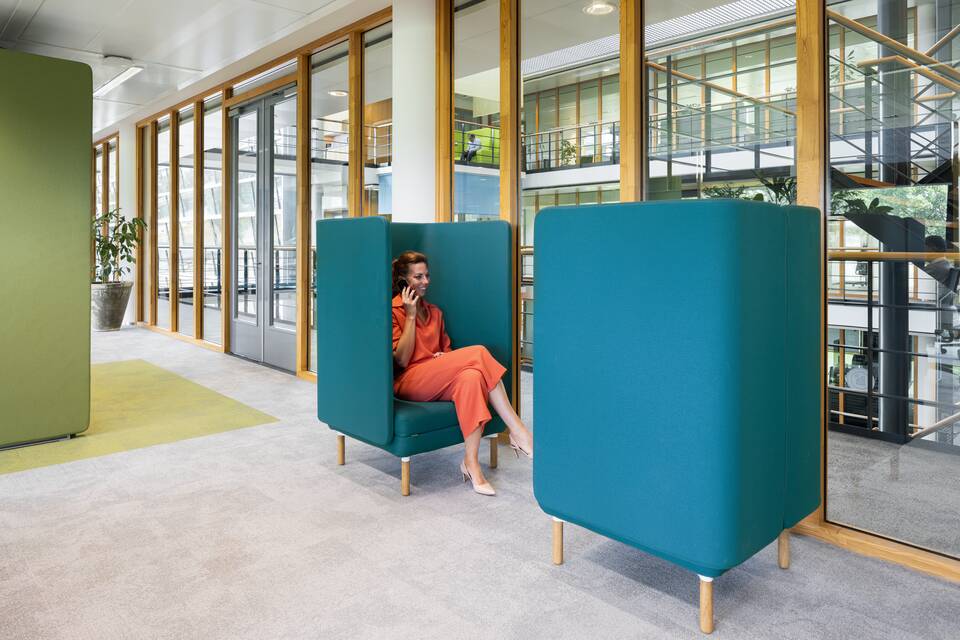Ahrend office project interior view of NXP in Eindhoven SP16