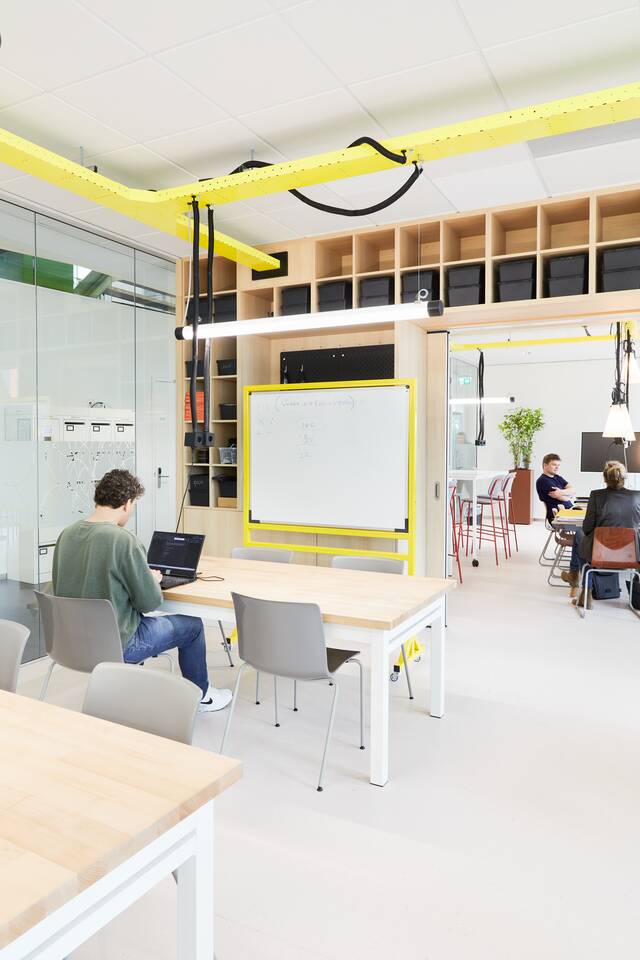 Gispen education project interior view of Alfa College in Groningen DZK25813