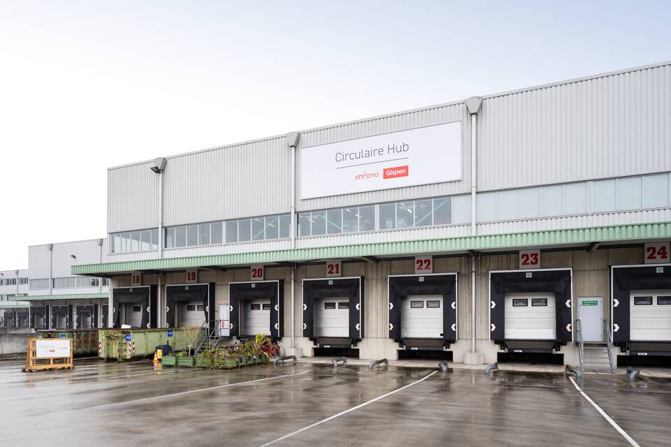 Gispen exterior view of Circulair Hub in Veghel SP34