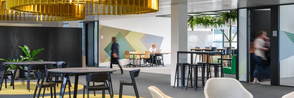 InHolland Royal Ahrend education project interior view of InHolland in Amsterdam SP10