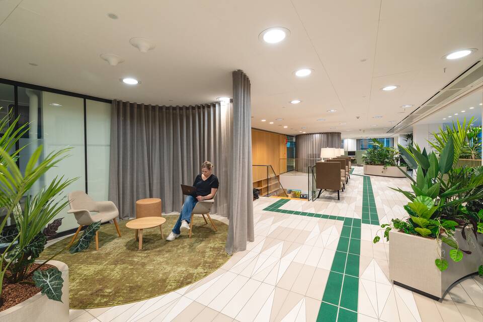 Gispen government project interior view of FMHaaglanden Resident in The Hague CTH09