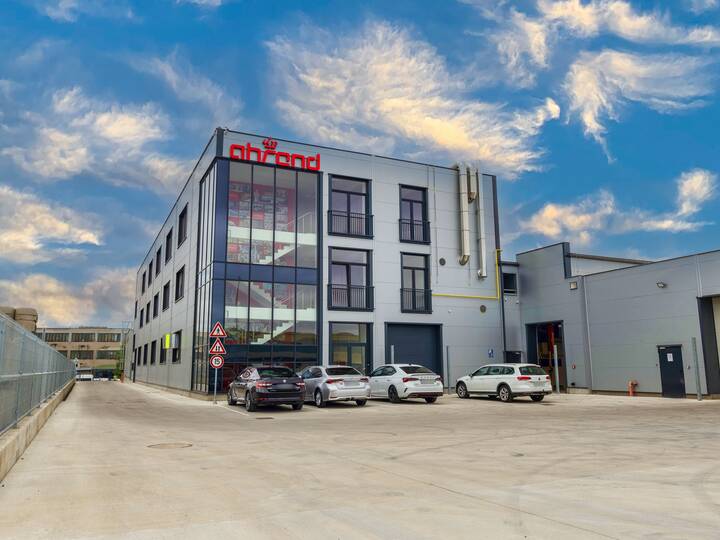 Royal Ahrend Woodhub exterior view of factory in Prague 5831