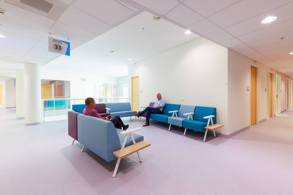 Gispen healthcare project interior view of Rijnstate in Elst 15A1842