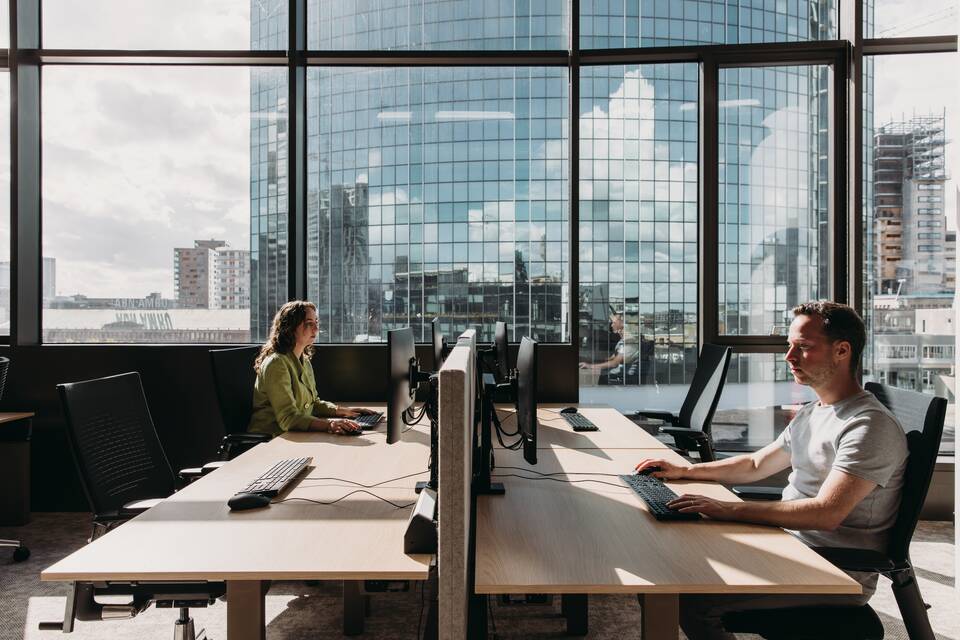 Royal Ahrend office project interior view of Unilever in Rotterdam EB193