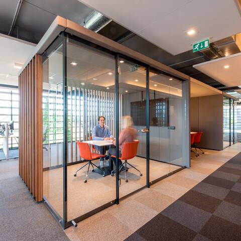 Gispen office project interior view of Rutges in De Meern 15A7596