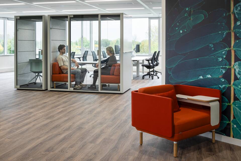 Royal Ahrend office project interior view of Kyndryl in Hoofddorp SP13