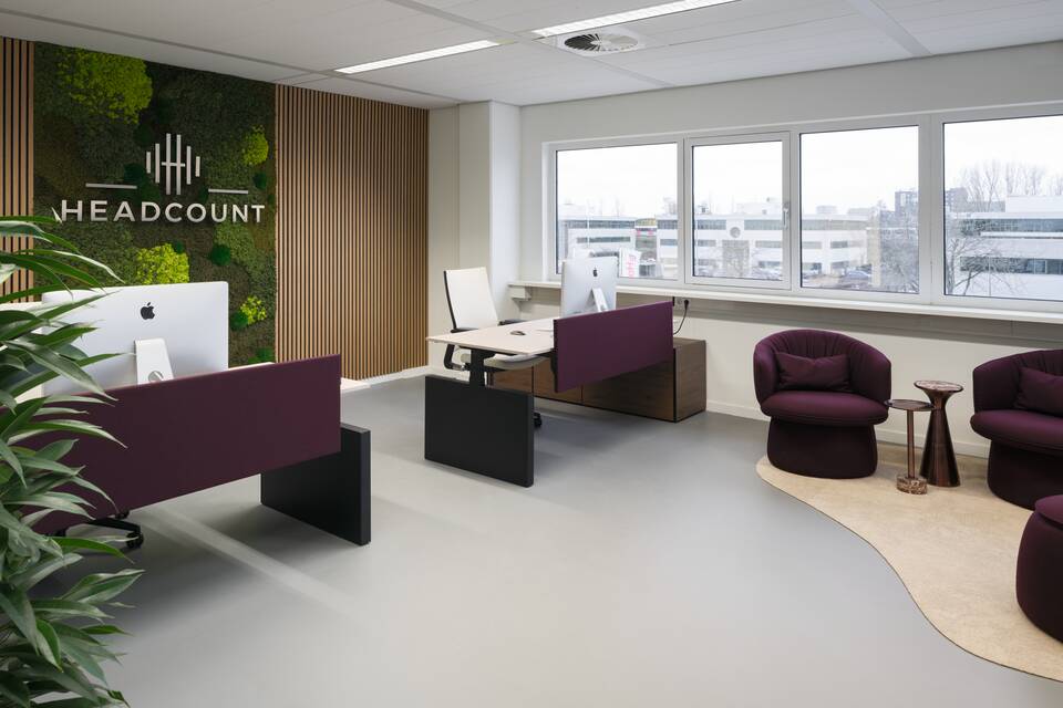 Royal Ahrend office project interior view of Headcount in Amsterdam SP02