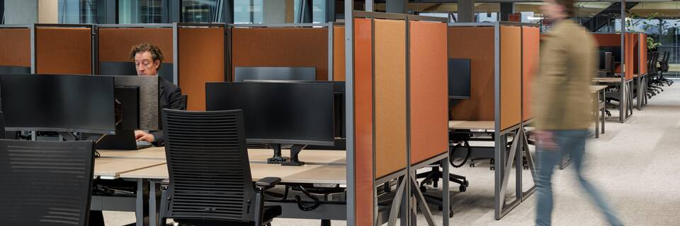 Royal Ahrend office project interior view of Booking headquarters in Amsterdam SP06