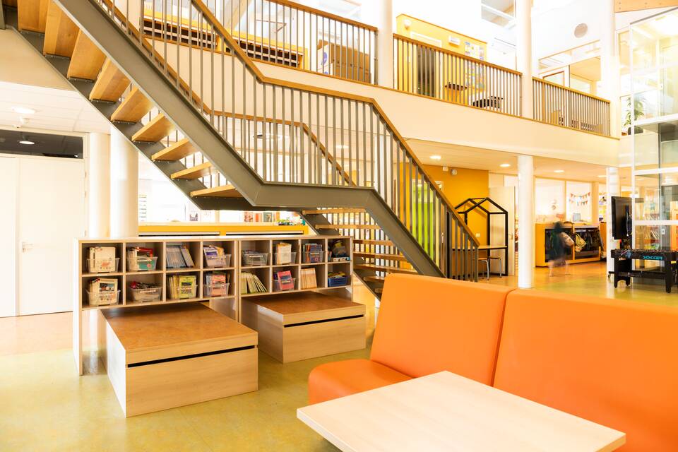 Gispen education project interior view of primary school De Woordhof in Hummelo CB2A4334