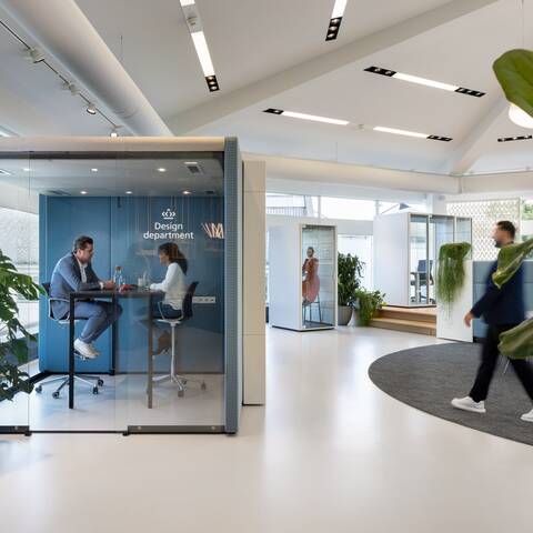 Royal Ahrend interior view of showroom in Sint Oedenrode SP07