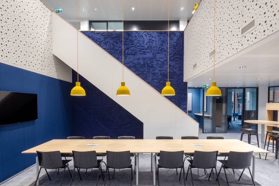 Gispen government project interior view of fedral Police in Hilversum LVDW8486