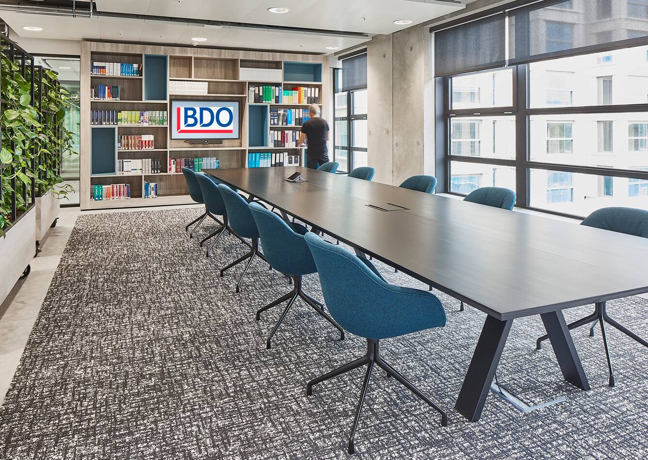 Ahrend office project interior view of BDO in Tilburg SW115