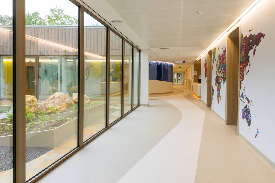 Gispen healthcare project interior view of Radboud UMC in Nijmegen 15A6633