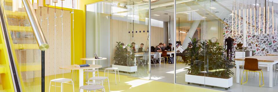 Gispen education project interior view of Alfa College in Groningen DZK25732