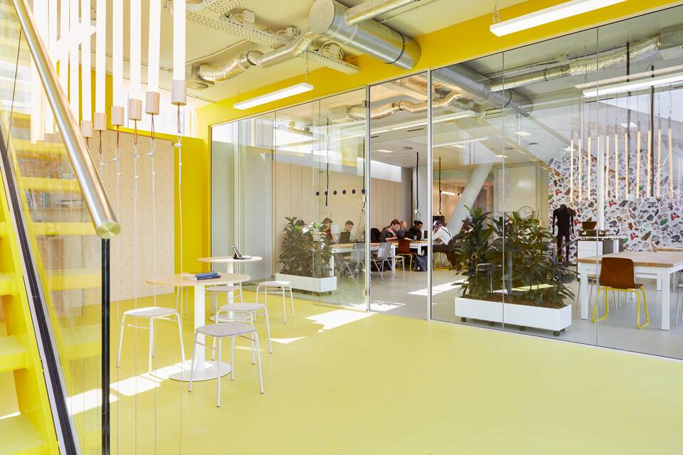 Gispen education project interior view of Alfa College in Groningen DZK25732