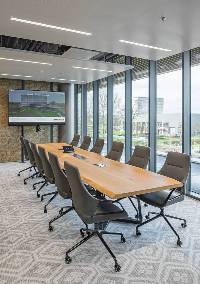 Royal Ahrend office project interior view of Vanderlande in Veghel TVL142