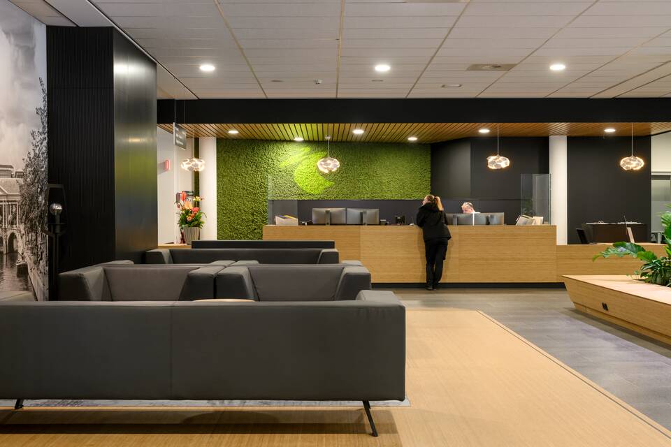 Gispen education project interrior view of University of Applied Sciences Leiden in Leiden MB09