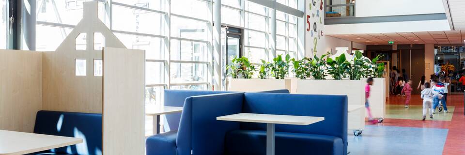 Gispen education project interior view of primary school Panta Rhei in Deventer KF4667