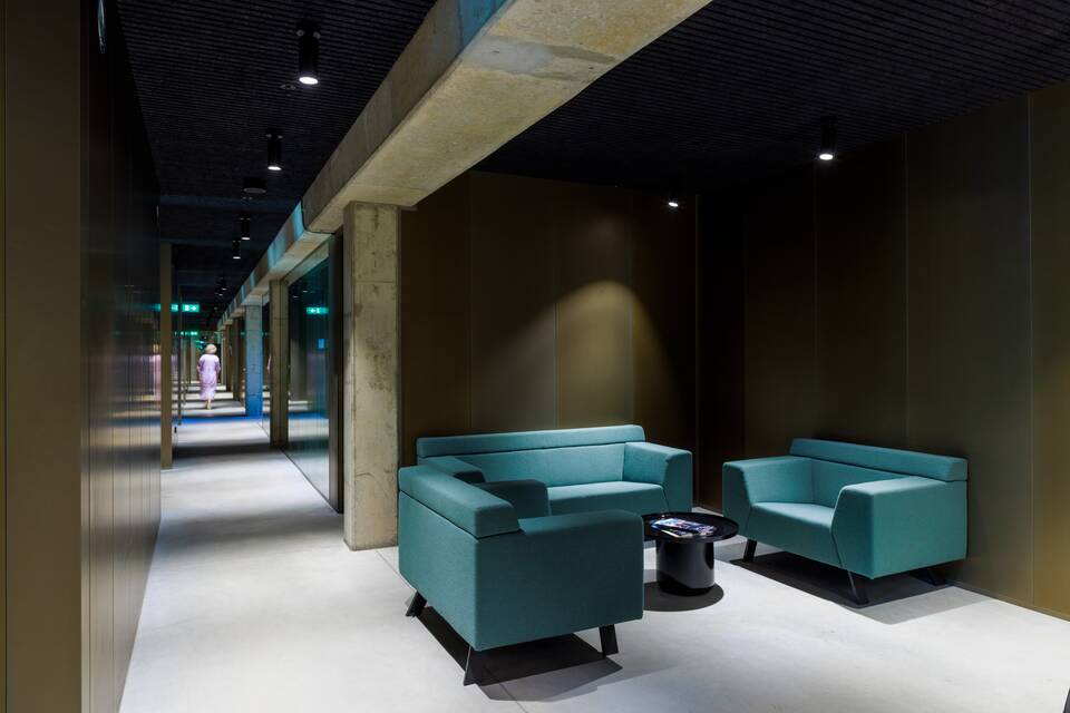 Gispen education project interior view of University of Twente ITC building in Enschede 915A0626