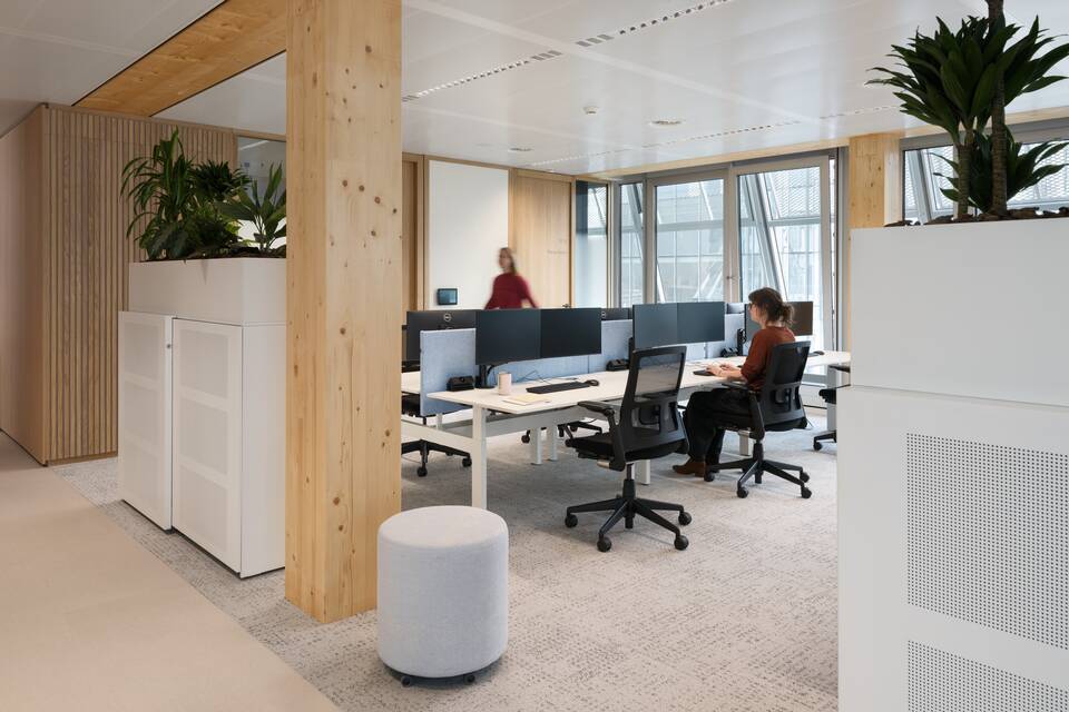 Royal Ahrend office project interior view of Arcadis in Amsterdam SP01