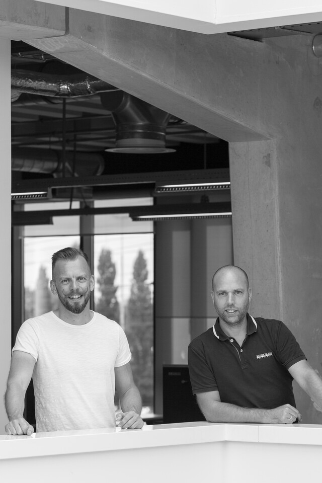 portrait of Jeroen de Bruijn en John Mol