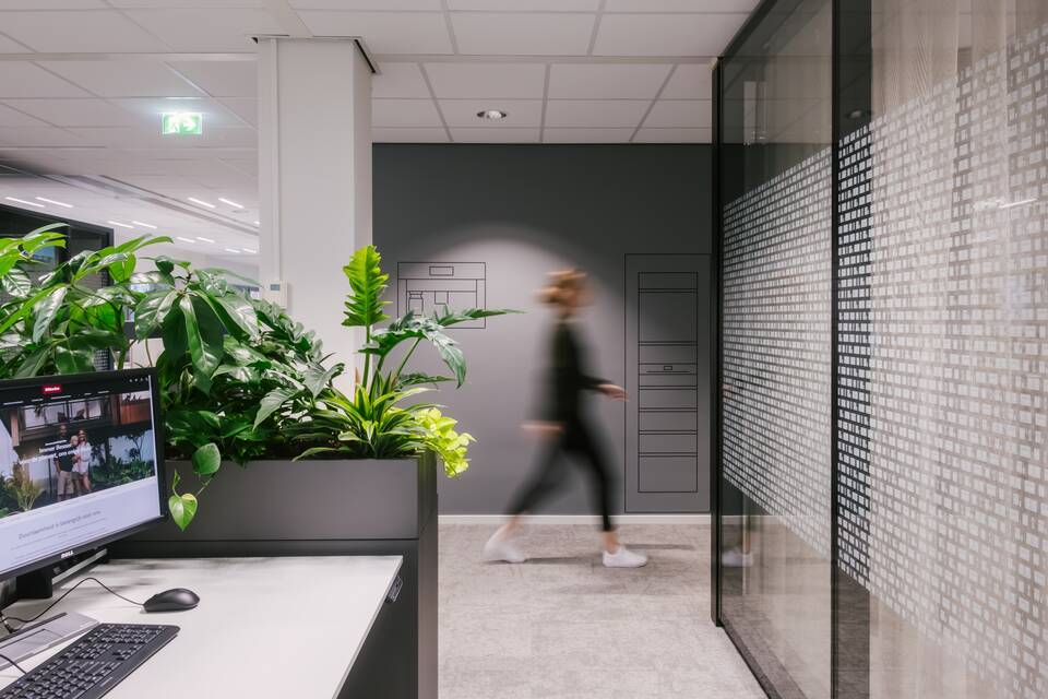 Royal Ahrend office project interior view of Miele in Vianen FP249