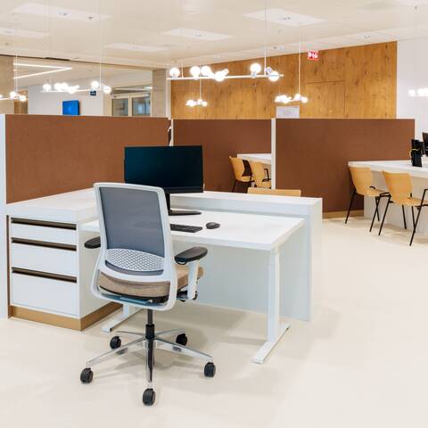 Gispen healthcare project interior view of Radboud UMC in Nijmegen 15A7469