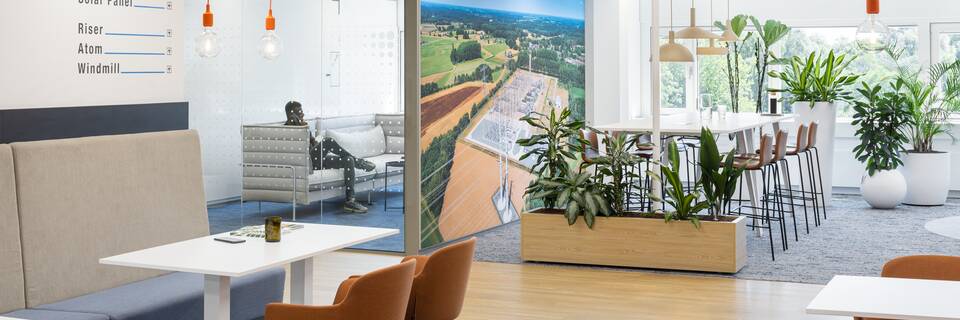 Ahrend office project interior view of Tennet in Arnhem SP08