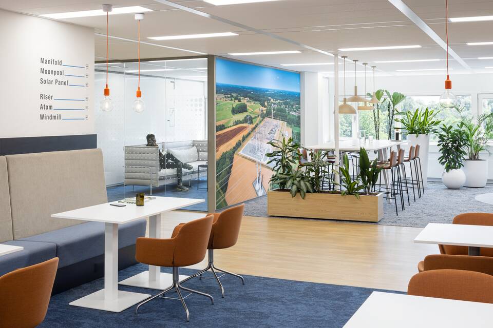 Ahrend office project interior view of Tennet in Arnhem SP08