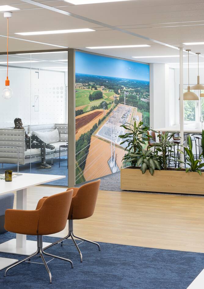 Ahrend office project interior view of Tennet in Arnhem SP08