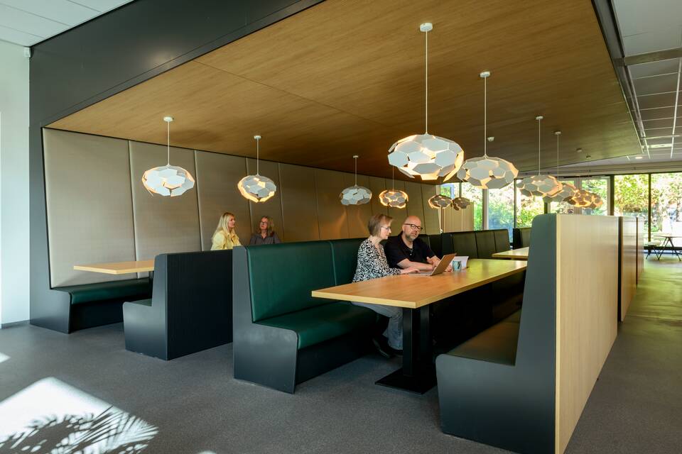 Gispen education project interrior view of University of Applied Sciences Leiden in Leiden MB04