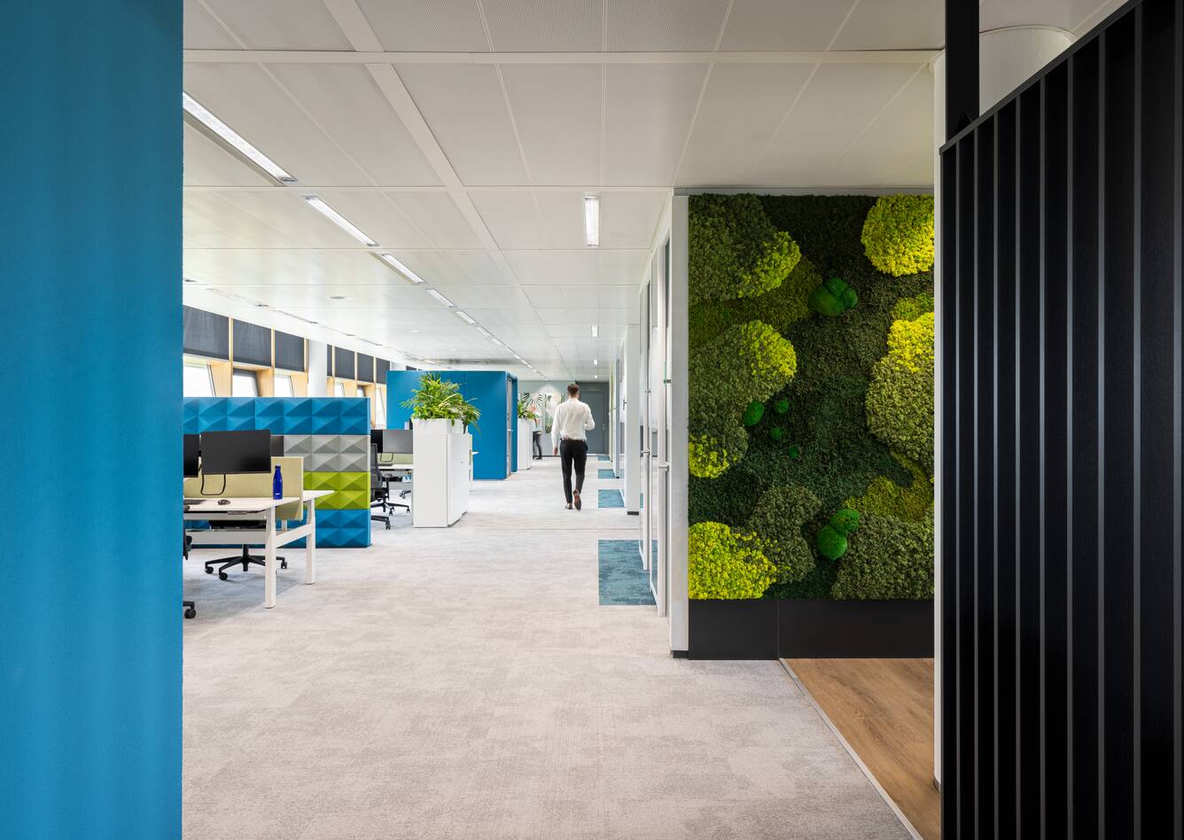 Ahrend office project interior view of NXP in Eindhoven SP22