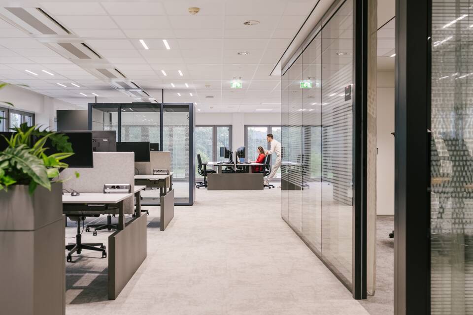 Royal Ahrend office project interior view of Miele in Vianen FP186