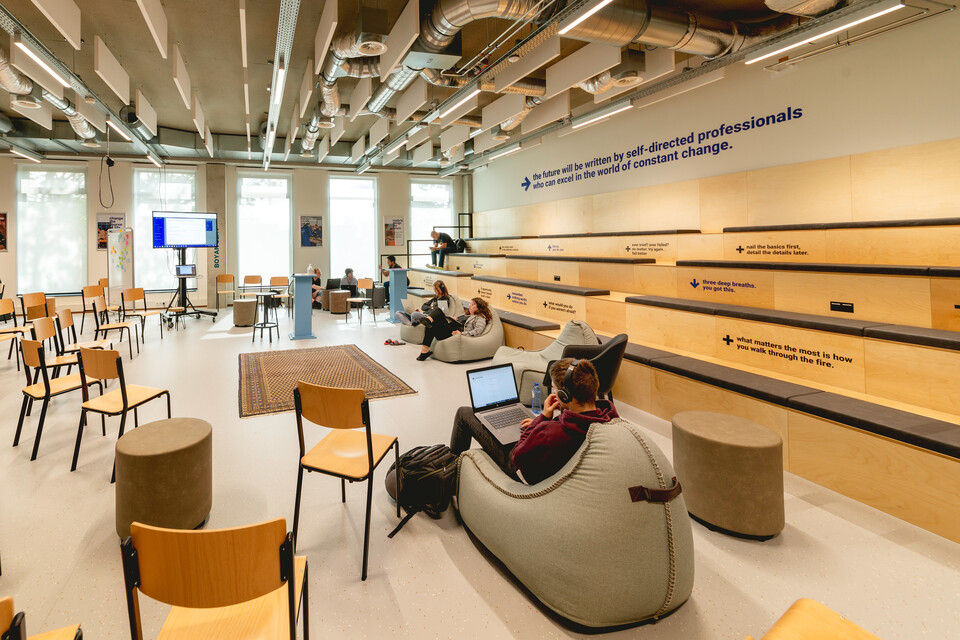 Gispen education project interior view of Fontys Pulsed in Eindhoven CTH19