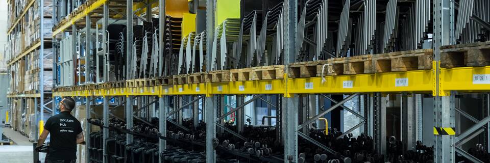 Ahrend interior view of Circulair Hub in Veghel SP07