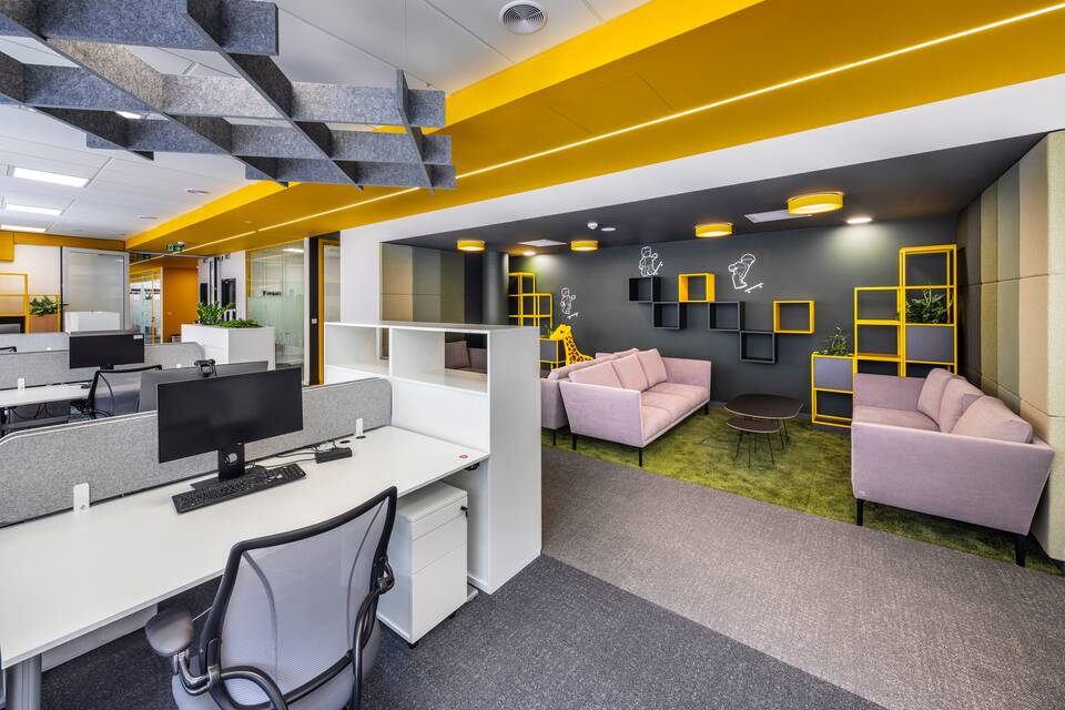 Royal Ahrend office project interior view of Lego in Prague AJ7916