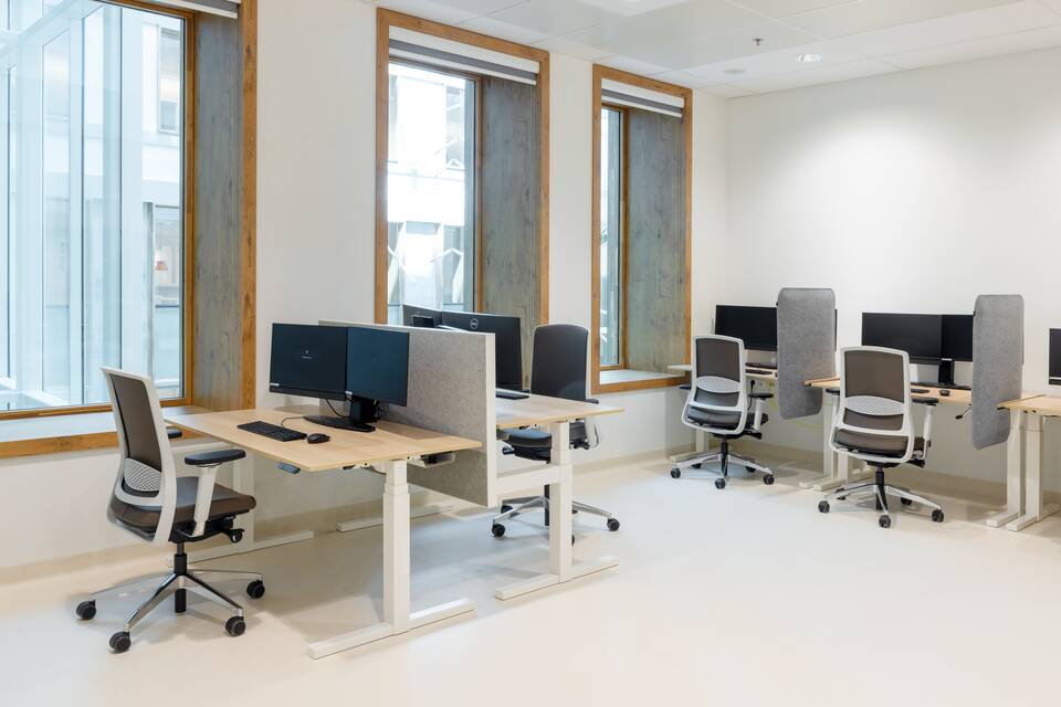 Gispen healthcare project interior view of Radboud UMC in Nijmegen 15A7464