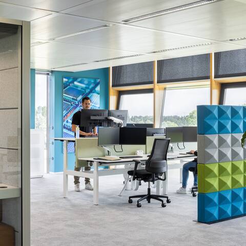 Ahrend office project interior view of NXP in Eindhoven SP10