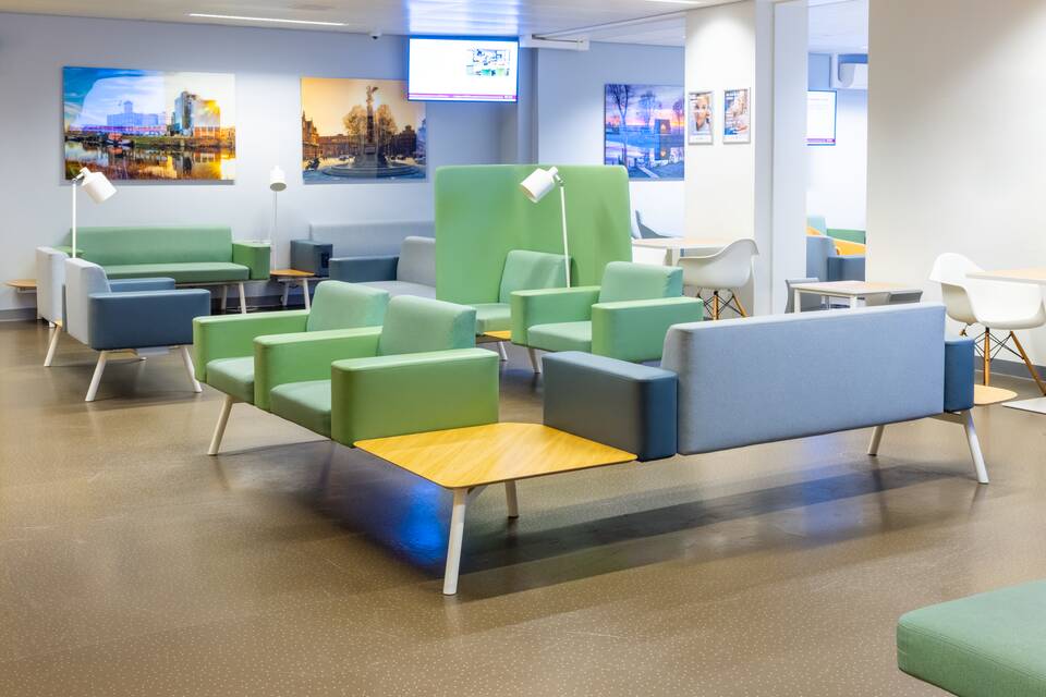Gispen healthcare project interior view of Jeroen Bosch Ziekenhuis in s'Hertogenbosch 15A3543