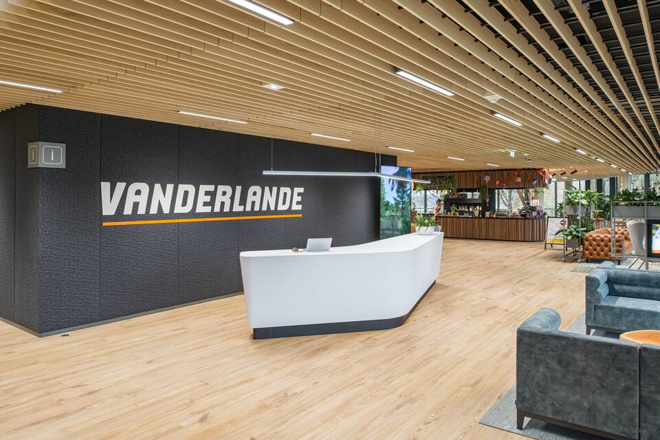 Royal Ahrend office project interior view of Vanderlande in Veghel TVL103