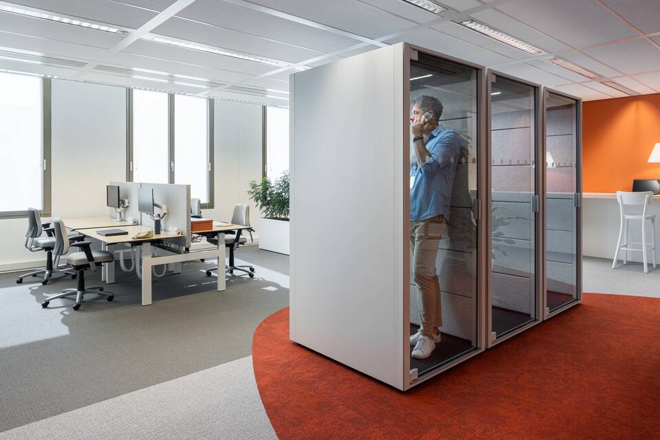 Ahrend office project interior view of Tennet in Arnhem SP03