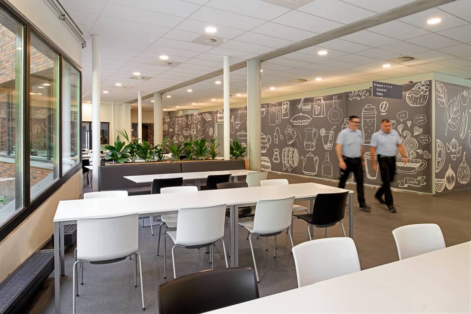 Gispen education project interrior view of University of Applied Sciences Leiden in Leiden MB07