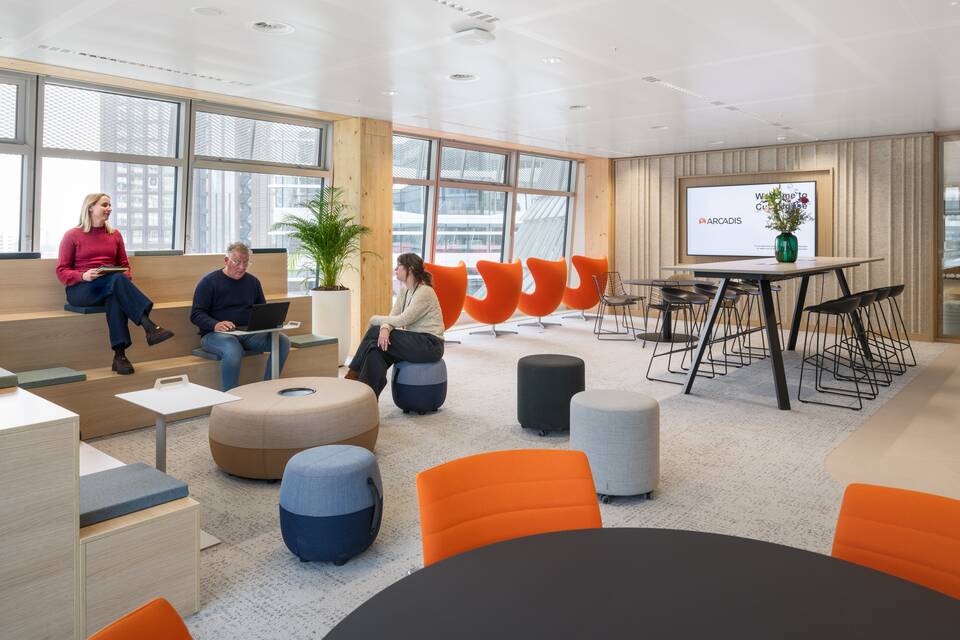 Royal Ahrend office project interior view of Arcadis in Amsterdam SP16