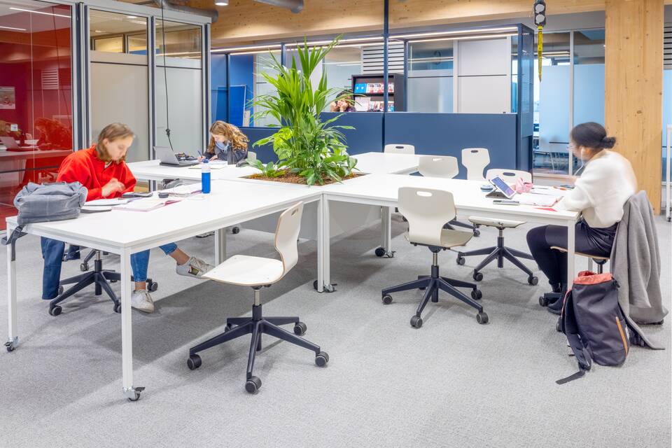 Gispen education project interior view of Koning Willem I College in s Hertogenbosch 15A3239