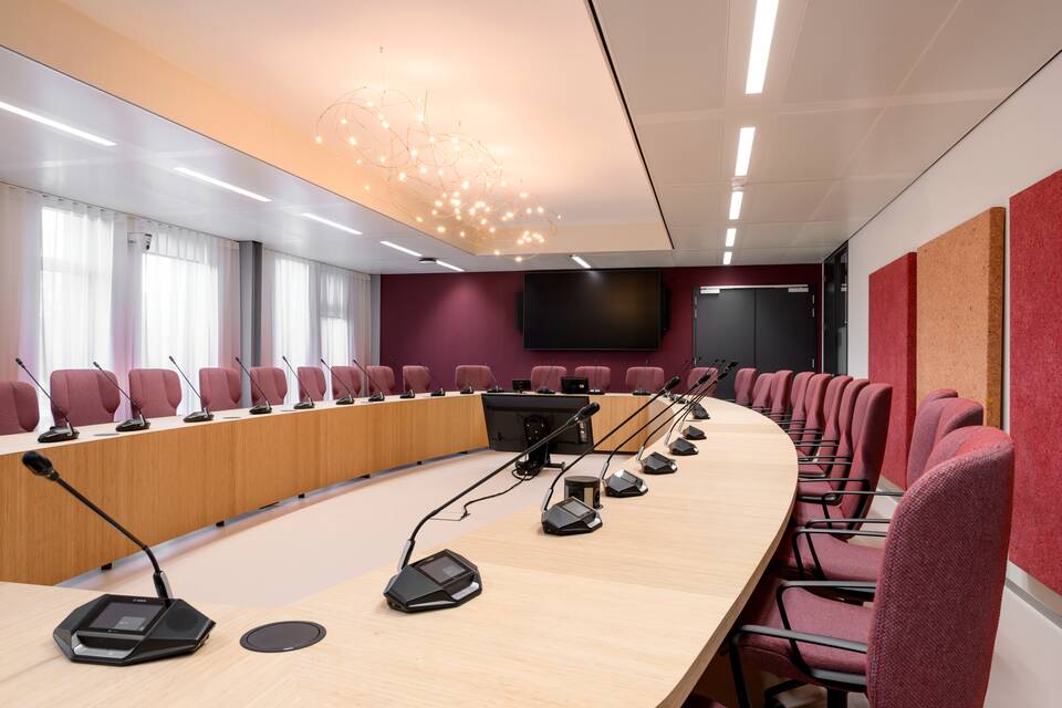 Gispen goverment project interior view of municipality of Land van Cuijk in Boxmeer MB21
